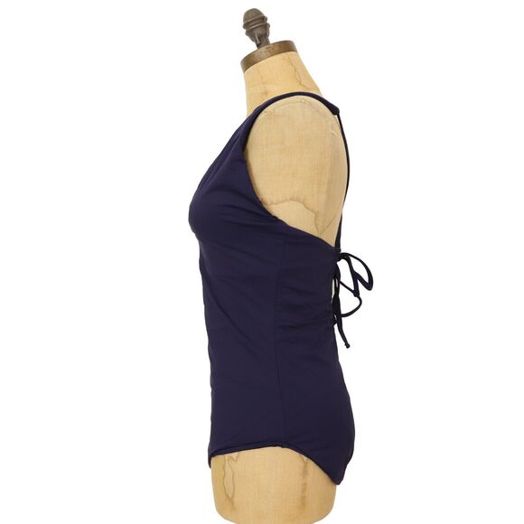 ANDIE The Bali One Piece Tall L LT Navy Blue Swim Bathing Suit #AO081 NWT B68 - Picture 5 of 6